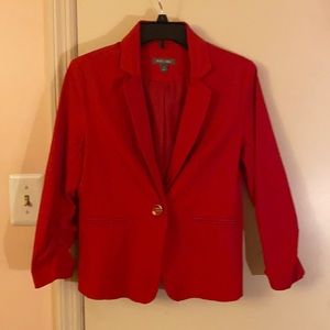 Red blazer